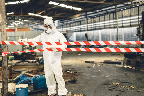 Professional Biohazard technician working in Sharon Hill, PA